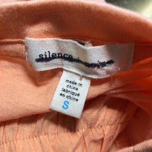 silence + noise Tops - NEW SILENCE + NOISE PEACH CORSET OVERSIZED T SHIRT silence + noise Tops - NEW SILENCE + NOISE PEACH CORSET OVERSIZED T SHIRT